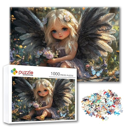 Puzzle 2000 Teile Engel, Puzzle Erwachsene 2000 Teile Fee, Klassische Holzpuzzles 100 x 70 cm, Lernspiel Herausforderung Spielzeug, Zimmer Wanddeko, Einzigartiges Geschenk für Frauen/Männer W-1 Puzzle 2000 Teile Engel, Puzzle Erwachsene 2000 Teile Fee, Klassische Holzpuzzles 100 x 70 cm, Lernspiel Herausforderung Spielzeug, Zimmer Wanddeko, Einzigartiges Geschenk für Frauen/Männer W-1 von FeiPride