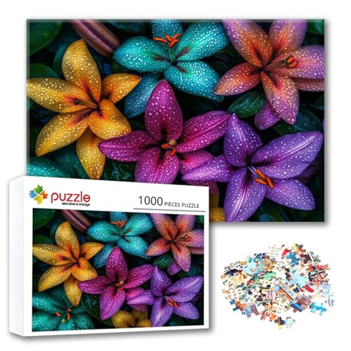 Puzzle 2000 Teile Farbe, Puzzle Erwachsene 2000 Teile Blume, Klassische Holzpuzzles 100 x 70 cm, Lernspiel Herausforderung Spielzeug, Zimmer Wanddeko, Einzigartiges Geschenk für Frauen/Männer J-6 Puzzle 2000 Teile Farbe, Puzzle Erwachsene 2000 Teile Blume, Klassische Holzpuzzles 100 x 70 cm, Lernspiel Herausforderung Spielzeug, Zimmer Wanddeko, Einzigartiges Geschenk für Frauen/Männer J-6 von FeiPride