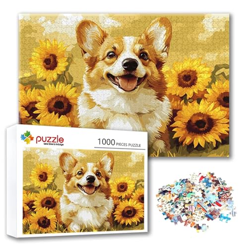 Puzzle 2000 Teile Hund, Puzzle Erwachsene 2000 Teile Blume, Klassische Holzpuzzles 100 x 70 cm, Lernspiel Herausforderung Spielzeug, Zimmer Wanddeko, Einzigartiges Geschenk für Frauen/Männer N-2 Puzzle 2000 Teile Hund, Puzzle Erwachsene 2000 Teile Blume, Klassische Holzpuzzles 100 x 70 cm, Lernspiel Herausforderung Spielzeug, Zimmer Wanddeko, Einzigartiges Geschenk für Frauen/Männer N-2 von FeiPride