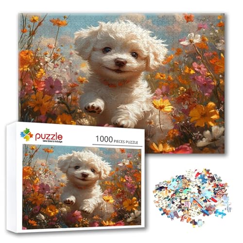 Puzzle 2000 Teile Hund, Puzzle Erwachsene 2000 Teile Blume, Klassische Holzpuzzles 100 x 70 cm, Lernspiel Herausforderung Spielzeug, Zimmer Wanddeko, Einzigartiges Geschenk für Frauen/Männer T-9 Puzzle 2000 Teile Hund, Puzzle Erwachsene 2000 Teile Blume, Klassische Holzpuzzles 100 x 70 cm, Lernspiel Herausforderung Spielzeug, Zimmer Wanddeko, Einzigartiges Geschenk für Frauen/Männer T-9 von FeiPride