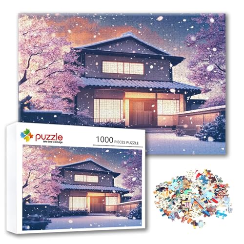 Puzzle 2000 Teile Landschaft, Puzzle Erwachsene 2000 Teile Baum, Klassische Holzpuzzles 100 x 70 cm, Lernspiel Herausforderung Spielzeug, Zimmer Wanddeko, Einzigartiges Geschenk für Frauen/Männer W-2 von FeiPride
