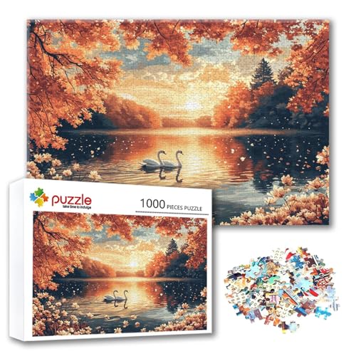 Puzzle 2000 Teile Landschaft, Puzzle Erwachsene 2000 Teile Sonnenuntergang, Klassische Holzpuzzles 100 x 70 cm, Lernspiel Herausforderung Spielzeug, Moderne Zimmer Wanddeko, Geschenk für Frauen I-9 Puzzle 2000 Teile Landschaft, Puzzle Erwachsene 2000 Teile Sonnenuntergang, Klassische Holzpuzzles 100 x 70 cm, Lernspiel Herausforderung Spielzeug, Moderne Zimmer Wanddeko, Geschenk für Frauen I-9 von FeiPride