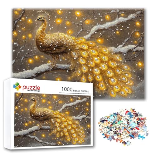 Puzzle 2000 Teile Pfau, Puzzle Erwachsene 2000 Teile Tier, Klassische Holzpuzzles 100 x 70 cm, Lernspiel Herausforderung Spielzeug, Zimmer Wanddeko, Einzigartiges Geschenk für Frauen/Männer A-5 Puzzle 2000 Teile Pfau, Puzzle Erwachsene 2000 Teile Tier, Klassische Holzpuzzles 100 x 70 cm, Lernspiel Herausforderung Spielzeug, Zimmer Wanddeko, Einzigartiges Geschenk für Frauen/Männer A-5 von FeiPride