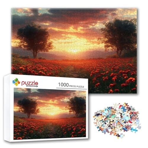 Puzzle 2000 Teile Sonnenuntergang, Puzzle Erwachsene 2000 Teile Landschaft, Klassische Holzpuzzles 100 x 70 cm, Lernspiel Herausforderung Spielzeug, Moderne Zimmer Wanddeko, Geschenk für Frauen X-3 Puzzle 2000 Teile Sonnenuntergang, Puzzle Erwachsene 2000 Teile Landschaft, Klassische Holzpuzzles 100 x 70 cm, Lernspiel Herausforderung Spielzeug, Moderne Zimmer Wanddeko, Geschenk für Frauen X-3 von FeiPride