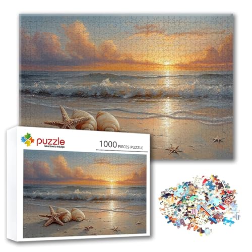 Puzzle 2000 Teile Sonnenuntergang, Puzzle Erwachsene 2000 Teile Meer, Klassische Holzpuzzles 100 x 70 cm, Lernspiel Herausforderung Spielzeug, Moderne Zimmer Wanddeko, Geschenk für Frauen/Männer H-0 Puzzle 2000 Teile Sonnenuntergang, Puzzle Erwachsene 2000 Teile Meer, Klassische Holzpuzzles 100 x 70 cm, Lernspiel Herausforderung Spielzeug, Moderne Zimmer Wanddeko, Geschenk für Frauen/Männer H-0 von FeiPride