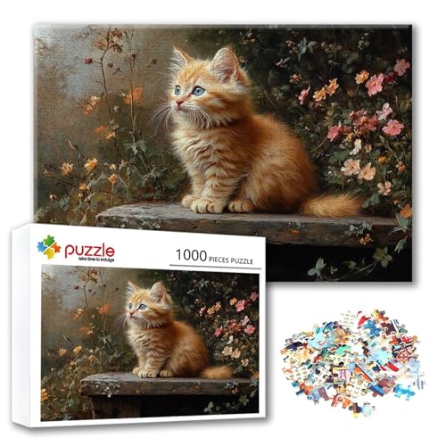 Puzzle 2000 Teile Tier, Puzzle Erwachsene 2000 Teile Katze, Klassische Holzpuzzles 100 x 70 cm, Lernspiel Herausforderung Spielzeug, Zimmer Wanddeko, Einzigartiges Geschenk für Frauen/Männer T-8 Puzzle 2000 Teile Tier, Puzzle Erwachsene 2000 Teile Katze, Klassische Holzpuzzles 100 x 70 cm, Lernspiel Herausforderung Spielzeug, Zimmer Wanddeko, Einzigartiges Geschenk für Frauen/Männer T-8 von FeiPride