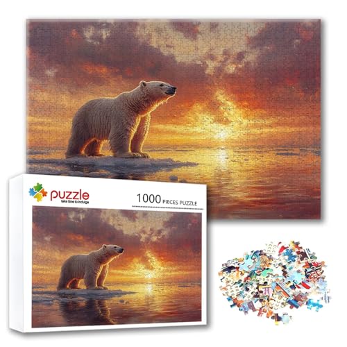 Puzzle 2000 Teile Tier, Puzzle Erwachsene 2000 Teile Tragen, Klassische Holzpuzzles 100 x 70 cm, Lernspiel Herausforderung Spielzeug, Zimmer Wanddeko, Einzigartiges Geschenk für Frauen/Männer K-5 von FeiPride