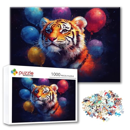 Puzzle 2000 Teile Tiger, Puzzle Erwachsene 2000 Teile Tier, Klassische Holzpuzzles 100 x 70 cm, Lernspiel Herausforderung Spielzeug, Zimmer Wanddeko, Einzigartiges Geschenk für Frauen/Männer J-6 Puzzle 2000 Teile Tiger, Puzzle Erwachsene 2000 Teile Tier, Klassische Holzpuzzles 100 x 70 cm, Lernspiel Herausforderung Spielzeug, Zimmer Wanddeko, Einzigartiges Geschenk für Frauen/Männer J-6 von FeiPride