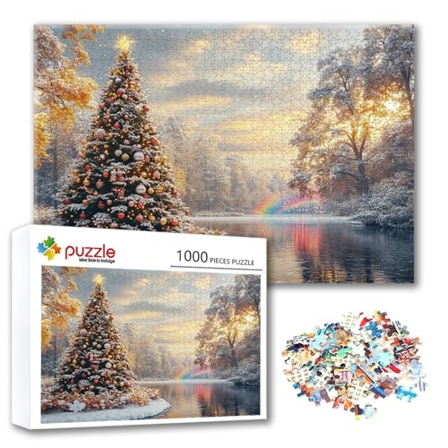 Puzzle 2000 Teile Weihnachtsbaum, Puzzle Erwachsene 2000 Teile Landschaft, Klassische Holzpuzzles 100 x 70 cm, Lernspiel Herausforderung Spielzeug, Moderne Zimmer Wanddeko, Geschenk für Frauen Q-9 Puzzle 2000 Teile Weihnachtsbaum, Puzzle Erwachsene 2000 Teile Landschaft, Klassische Holzpuzzles 100 x 70 cm, Lernspiel Herausforderung Spielzeug, Moderne Zimmer Wanddeko, Geschenk für Frauen Q-9 von FeiPride