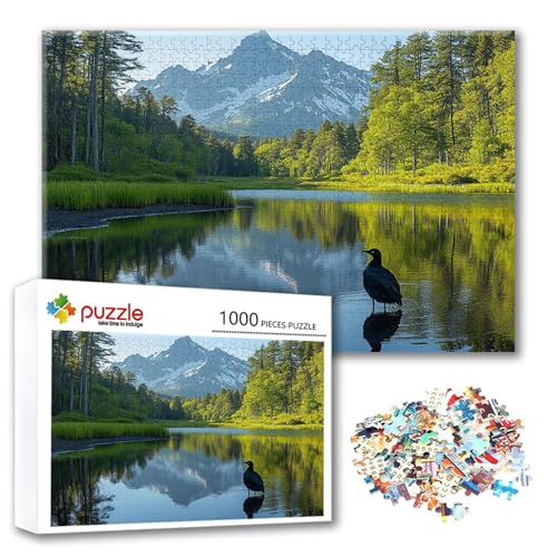 Puzzle 300 Teile Berg, Puzzle Erwachsene 300 Teile Landschaft, Klassische Holzpuzzles 40 x 28 cm, Lernspiel Herausforderung Spielzeug, Zimmer Wanddeko, Einzigartiges Geschenk für Frauen/Männer N-0 Puzzle 300 Teile Berg, Puzzle Erwachsene 300 Teile Landschaft, Klassische Holzpuzzles 40 x 28 cm, Lernspiel Herausforderung Spielzeug, Zimmer Wanddeko, Einzigartiges Geschenk für Frauen/Männer N-0 von FeiPride