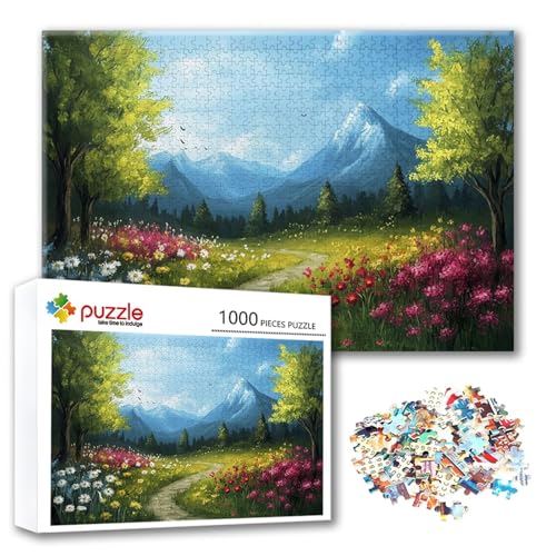 Puzzle 300 Teile Berg, Puzzle Erwachsene 300 Teile Landschaft, Klassische Holzpuzzles 40 x 28 cm, Lernspiel Herausforderung Spielzeug, Zimmer Wanddeko, Einzigartiges Geschenk für Frauen/Männer Y-5 Puzzle 300 Teile Berg, Puzzle Erwachsene 300 Teile Landschaft, Klassische Holzpuzzles 40 x 28 cm, Lernspiel Herausforderung Spielzeug, Zimmer Wanddeko, Einzigartiges Geschenk für Frauen/Männer Y-5 von FeiPride