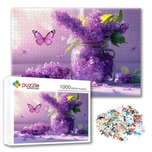 Puzzle 300 Teile Blume, Puzzle Erwachsene 300 Teile Lavendel, Klassische Holzpuzzles 40 x 28 cm, Lernspiel Herausforderung Spielzeug, Zimmer Wanddeko, Einzigartiges Geschenk für Frauen/Männer Q-6 Puzzle 300 Teile Blume, Puzzle Erwachsene 300 Teile Lavendel, Klassische Holzpuzzles 40 x 28 cm, Lernspiel Herausforderung Spielzeug, Zimmer Wanddeko, Einzigartiges Geschenk für Frauen/Männer Q-6 von FeiPride