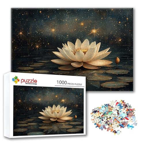 Puzzle 300 Teile Blume, Puzzle Erwachsene 300 Teile Lotus, Klassische Holzpuzzles 40 x 28 cm, Lernspiel Herausforderung Spielzeug, Moderne Zimmer Wanddeko, Einzigartiges Geschenk für Frauen/Männer E-1 Puzzle 300 Teile Blume, Puzzle Erwachsene 300 Teile Lotus, Klassische Holzpuzzles 40 x 28 cm, Lernspiel Herausforderung Spielzeug, Moderne Zimmer Wanddeko, Einzigartiges Geschenk für Frauen/Männer E-1 von FeiPride