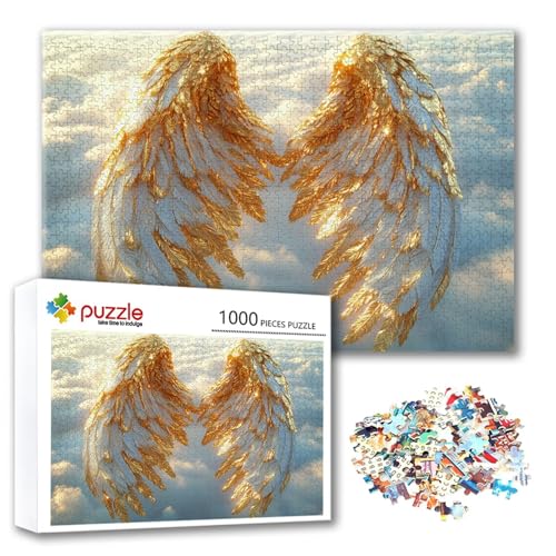 Puzzle 300 Teile Engel, Puzzle Erwachsene 300 Teile Flügel, Klassische Holzpuzzles 40 x 28 cm, Lernspiel Herausforderung Spielzeug, Zimmer Wanddeko, Einzigartiges Geschenk für Frauen/Männer I-6 Puzzle 300 Teile Engel, Puzzle Erwachsene 300 Teile Flügel, Klassische Holzpuzzles 40 x 28 cm, Lernspiel Herausforderung Spielzeug, Zimmer Wanddeko, Einzigartiges Geschenk für Frauen/Männer I-6 von FeiPride