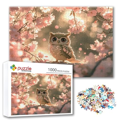 Puzzle 300 Teile Eule, Puzzle Erwachsene 300 Teile Blume, Klassische Holzpuzzles 40 x 28 cm, Lernspiel Herausforderung Spielzeug, Moderne Zimmer Wanddeko, Einzigartiges Geschenk für Frauen/Männer U-2 Puzzle 300 Teile Eule, Puzzle Erwachsene 300 Teile Blume, Klassische Holzpuzzles 40 x 28 cm, Lernspiel Herausforderung Spielzeug, Moderne Zimmer Wanddeko, Einzigartiges Geschenk für Frauen/Männer U-2 von FeiPride