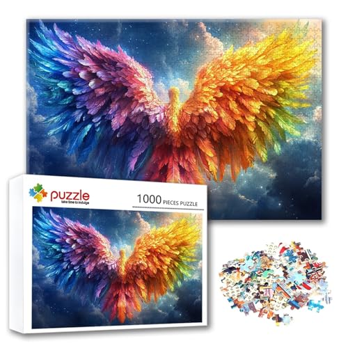 Puzzle 300 Teile Farbe, Puzzle Erwachsene 300 Teile Flügel, Klassische Holzpuzzles 40 x 28 cm, Lernspiel Herausforderung Spielzeug, Zimmer Wanddeko, Einzigartiges Geschenk für Frauen/Männer W-0 Puzzle 300 Teile Farbe, Puzzle Erwachsene 300 Teile Flügel, Klassische Holzpuzzles 40 x 28 cm, Lernspiel Herausforderung Spielzeug, Zimmer Wanddeko, Einzigartiges Geschenk für Frauen/Männer W-0 von FeiPride
