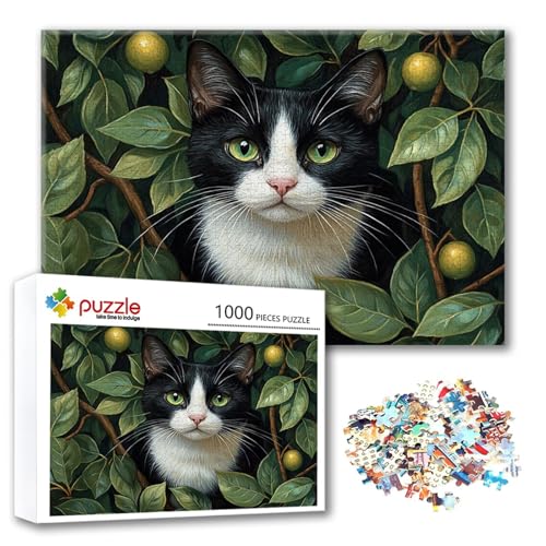 Puzzle 300 Teile Katze, Puzzle Erwachsene 300 Teile Tier, Klassische Holzpuzzles 40 x 28 cm, Lernspiel Herausforderung Spielzeug, Moderne Zimmer Wanddeko, Einzigartiges Geschenk für Frauen/Männer S-7 Puzzle 300 Teile Katze, Puzzle Erwachsene 300 Teile Tier, Klassische Holzpuzzles 40 x 28 cm, Lernspiel Herausforderung Spielzeug, Moderne Zimmer Wanddeko, Einzigartiges Geschenk für Frauen/Männer S-7 von FeiPride