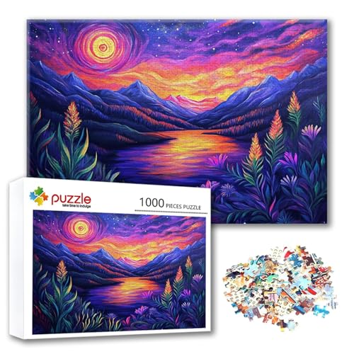 Puzzle 300 Teile Landschaft, Puzzle Erwachsene 300 Teile Berg, Klassische Holzpuzzles 40 x 28 cm, Lernspiel Herausforderung Spielzeug, Zimmer Wanddeko, Einzigartiges Geschenk für Frauen/Männer F-6 Puzzle 300 Teile Landschaft, Puzzle Erwachsene 300 Teile Berg, Klassische Holzpuzzles 40 x 28 cm, Lernspiel Herausforderung Spielzeug, Zimmer Wanddeko, Einzigartiges Geschenk für Frauen/Männer F-6 von FeiPride