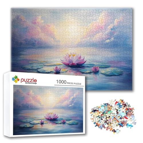 Puzzle 300 Teile Lotus, Puzzle Erwachsene 300 Teile Landschaft, Klassische Holzpuzzles 40 x 28 cm, Lernspiel Herausforderung Spielzeug, Zimmer Wanddeko, Einzigartiges Geschenk für Frauen/Männer T-7 Puzzle 300 Teile Lotus, Puzzle Erwachsene 300 Teile Landschaft, Klassische Holzpuzzles 40 x 28 cm, Lernspiel Herausforderung Spielzeug, Zimmer Wanddeko, Einzigartiges Geschenk für Frauen/Männer T-7 von FeiPride