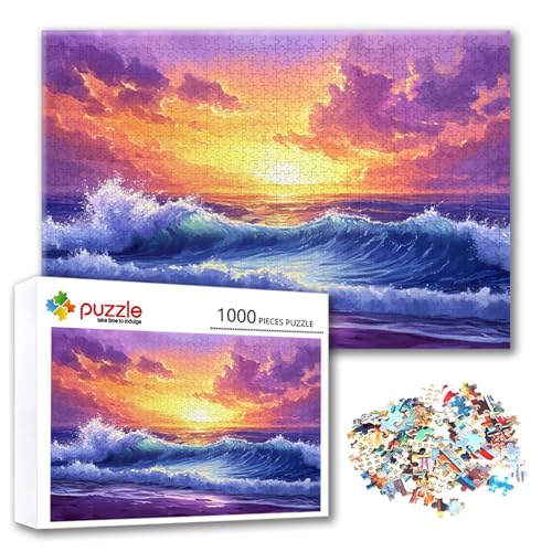 Puzzle 300 Teile Meer, Puzzle Erwachsene 300 Teile Landschaft, Klassische Holzpuzzles 40 x 28 cm, Lernspiel Herausforderung Spielzeug, Zimmer Wanddeko, Einzigartiges Geschenk für Frauen/Männer G-2 Puzzle 300 Teile Meer, Puzzle Erwachsene 300 Teile Landschaft, Klassische Holzpuzzles 40 x 28 cm, Lernspiel Herausforderung Spielzeug, Zimmer Wanddeko, Einzigartiges Geschenk für Frauen/Männer G-2 von FeiPride