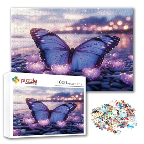 Puzzle 300 Teile Schmetterling, Puzzle Erwachsene 300 Teile Liebe, Klassische Holzpuzzles 40 x 28 cm, Lernspiel Herausforderung Spielzeug, Moderne Zimmer Wanddeko, Geschenk für Frauen/Männer D-0 Puzzle 300 Teile Schmetterling, Puzzle Erwachsene 300 Teile Liebe, Klassische Holzpuzzles 40 x 28 cm, Lernspiel Herausforderung Spielzeug, Moderne Zimmer Wanddeko, Geschenk für Frauen/Männer D-0 von FeiPride