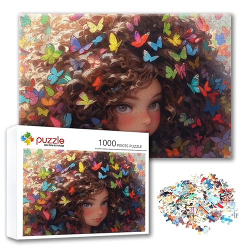 Puzzle 300 Teile Schmetterling, Puzzle Erwachsene 300 Teile Mädchen, Klassische Holzpuzzles 40 x 28 cm, Lernspiel Herausforderung Spielzeug, Moderne Zimmer Wanddeko, Geschenk für Frauen/Männer J-8 Puzzle 300 Teile Schmetterling, Puzzle Erwachsene 300 Teile Mädchen, Klassische Holzpuzzles 40 x 28 cm, Lernspiel Herausforderung Spielzeug, Moderne Zimmer Wanddeko, Geschenk für Frauen/Männer J-8 von FeiPride