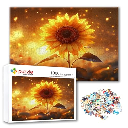 Puzzle 300 Teile Sonnenblume, Puzzle Erwachsene 300 Teile Landschaft, Klassische Holzpuzzles 40 x 28 cm, Lernspiel Herausforderung Spielzeug, Moderne Zimmer Wanddeko, Geschenk für Frauen/Männer H-8 Puzzle 300 Teile Sonnenblume, Puzzle Erwachsene 300 Teile Landschaft, Klassische Holzpuzzles 40 x 28 cm, Lernspiel Herausforderung Spielzeug, Moderne Zimmer Wanddeko, Geschenk für Frauen/Männer H-8 von FeiPride