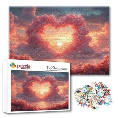 Puzzle 300 Teile Sonnenuntergang, Puzzle Erwachsene 300 Teile Blume, Klassische Holzpuzzles 40 x 28 cm, Lernspiel Herausforderung Spielzeug, Moderne Zimmer Wanddeko, Geschenk für Frauen/Männer Y-0 Puzzle 300 Teile Sonnenuntergang, Puzzle Erwachsene 300 Teile Blume, Klassische Holzpuzzles 40 x 28 cm, Lernspiel Herausforderung Spielzeug, Moderne Zimmer Wanddeko, Geschenk für Frauen/Männer Y-0 von FeiPride
