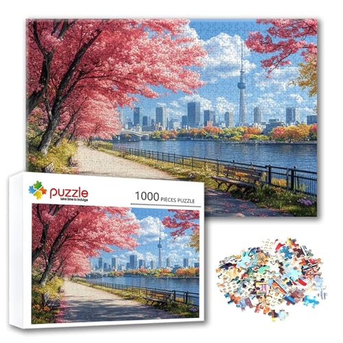 Puzzle 300 Teile Stadt, Puzzle Erwachsene 300 Teile Landschaft, Klassische Holzpuzzles 40 x 28 cm, Lernspiel Herausforderung Spielzeug, Zimmer Wanddeko, Einzigartiges Geschenk für Frauen/Männer D-5 Puzzle 300 Teile Stadt, Puzzle Erwachsene 300 Teile Landschaft, Klassische Holzpuzzles 40 x 28 cm, Lernspiel Herausforderung Spielzeug, Zimmer Wanddeko, Einzigartiges Geschenk für Frauen/Männer D-5 von FeiPride