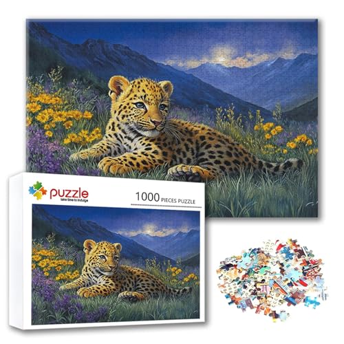 Puzzle 300 Teile Tier, Puzzle Erwachsene 300 Teile Leopard, Klassische Holzpuzzles 40 x 28 cm, Lernspiel Herausforderung Spielzeug, Zimmer Wanddeko, Einzigartiges Geschenk für Frauen/Männer H-4 Puzzle 300 Teile Tier, Puzzle Erwachsene 300 Teile Leopard, Klassische Holzpuzzles 40 x 28 cm, Lernspiel Herausforderung Spielzeug, Zimmer Wanddeko, Einzigartiges Geschenk für Frauen/Männer H-4 von FeiPride