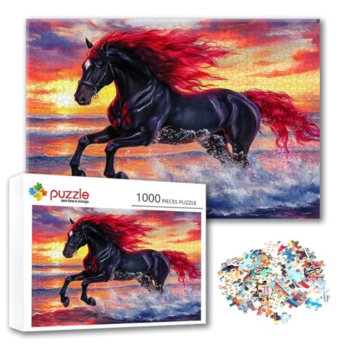 Puzzle 300 Teile Tier, Puzzle Erwachsene 300 Teile Pferd, Klassische Holzpuzzles 40 x 28 cm, Lernspiel Herausforderung Spielzeug, Moderne Zimmer Wanddeko, Einzigartiges Geschenk für Frauen/Männer S-6 Puzzle 300 Teile Tier, Puzzle Erwachsene 300 Teile Pferd, Klassische Holzpuzzles 40 x 28 cm, Lernspiel Herausforderung Spielzeug, Moderne Zimmer Wanddeko, Einzigartiges Geschenk für Frauen/Männer S-6 von FeiPride