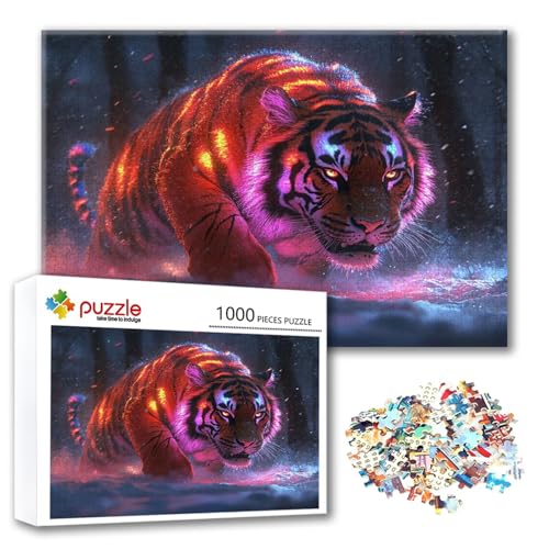 Puzzle 300 Teile Tier, Puzzle Erwachsene 300 Teile Tiger, Klassische Holzpuzzles 40 x 28 cm, Lernspiel Herausforderung Spielzeug, Moderne Zimmer Wanddeko, Einzigartiges Geschenk für Frauen/Männer O-7 Puzzle 300 Teile Tier, Puzzle Erwachsene 300 Teile Tiger, Klassische Holzpuzzles 40 x 28 cm, Lernspiel Herausforderung Spielzeug, Moderne Zimmer Wanddeko, Einzigartiges Geschenk für Frauen/Männer O-7 von FeiPride
