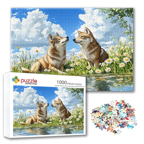 Puzzle 300 Teile Tier, Puzzle Erwachsene 300 Teile Wolf, Klassische Holzpuzzles 40 x 28 cm, Lernspiel Herausforderung Spielzeug, Moderne Zimmer Wanddeko, Einzigartiges Geschenk für Frauen/Männer X-1 Puzzle 300 Teile Tier, Puzzle Erwachsene 300 Teile Wolf, Klassische Holzpuzzles 40 x 28 cm, Lernspiel Herausforderung Spielzeug, Moderne Zimmer Wanddeko, Einzigartiges Geschenk für Frauen/Männer X-1 von FeiPride