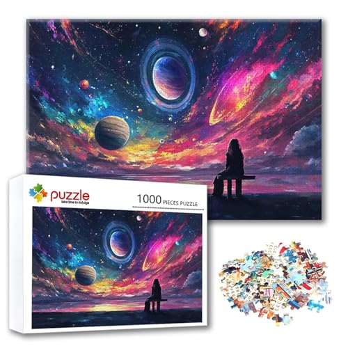 Puzzle 300 Teile Universum, Puzzle Erwachsene 300 Teile Landschaft, Klassische Holzpuzzles 40 x 28 cm, Lernspiel Herausforderung Spielzeug, Moderne Zimmer Wanddeko, Geschenk für Frauen/Männer X-9 Puzzle 300 Teile Universum, Puzzle Erwachsene 300 Teile Landschaft, Klassische Holzpuzzles 40 x 28 cm, Lernspiel Herausforderung Spielzeug, Moderne Zimmer Wanddeko, Geschenk für Frauen/Männer X-9 von FeiPride