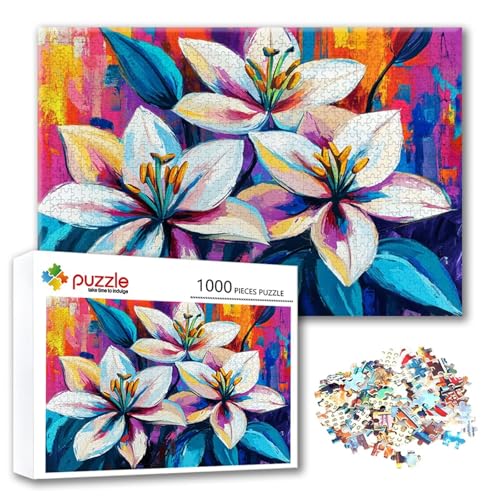 Puzzle 3000 Teile Abstrakt, Puzzle Erwachsene 3000 Teile Blume, Klassische Holzpuzzles 122 x 80 cm, Lernspiel Herausforderung Spielzeug, Zimmer Wanddeko, Einzigartiges Geschenk für Frauen/Männer G-0 Puzzle 3000 Teile Abstrakt, Puzzle Erwachsene 3000 Teile Blume, Klassische Holzpuzzles 122 x 80 cm, Lernspiel Herausforderung Spielzeug, Zimmer Wanddeko, Einzigartiges Geschenk für Frauen/Männer G-0 von FeiPride