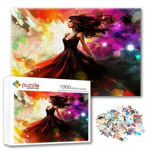 Puzzle 3000 Teile Abstrakt, Puzzle Erwachsene 3000 Teile Frau, Klassische Holzpuzzles 122 x 80 cm, Lernspiel Herausforderung Spielzeug, Zimmer Wanddeko, Einzigartiges Geschenk für Frauen/Männer O-7 Puzzle 3000 Teile Abstrakt, Puzzle Erwachsene 3000 Teile Frau, Klassische Holzpuzzles 122 x 80 cm, Lernspiel Herausforderung Spielzeug, Zimmer Wanddeko, Einzigartiges Geschenk für Frauen/Männer O-7 von FeiPride