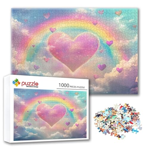 Puzzle 3000 Teile Liebe, Puzzle Erwachsene 3000 Teile Regenbogen, Klassische Holzpuzzles 122 x 80 cm, Lernspiel Herausforderung Spielzeug, Moderne Zimmer Wanddeko, Geschenk für Frauen/Männer D-5 Puzzle 3000 Teile Liebe, Puzzle Erwachsene 3000 Teile Regenbogen, Klassische Holzpuzzles 122 x 80 cm, Lernspiel Herausforderung Spielzeug, Moderne Zimmer Wanddeko, Geschenk für Frauen/Männer D-5 von FeiPride