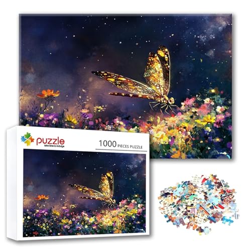 Puzzle 3000 Teile Schmetterling, Puzzle Erwachsene 3000 Teile Blume, Klassische Holzpuzzles 122 x 80 cm, Lernspiel Herausforderung Spielzeug, Moderne Zimmer Wanddeko, Geschenk für Frauen/Männer N-0 Puzzle 3000 Teile Schmetterling, Puzzle Erwachsene 3000 Teile Blume, Klassische Holzpuzzles 122 x 80 cm, Lernspiel Herausforderung Spielzeug, Moderne Zimmer Wanddeko, Geschenk für Frauen/Männer N-0 von FeiPride