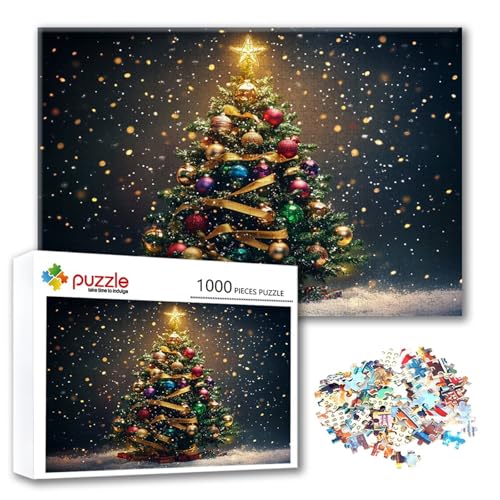 Puzzle 3000 Teile Weihnachtsbaum, Puzzle Erwachsene 3000 Teile Landschaft, Klassische Holzpuzzles 122 x 80 cm, Lernspiel Herausforderung Spielzeug, Moderne Zimmer Wanddeko, Geschenk für Frauen D-3 Puzzle 3000 Teile Weihnachtsbaum, Puzzle Erwachsene 3000 Teile Landschaft, Klassische Holzpuzzles 122 x 80 cm, Lernspiel Herausforderung Spielzeug, Moderne Zimmer Wanddeko, Geschenk für Frauen D-3 von FeiPride