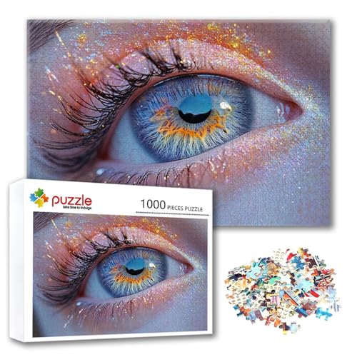 Puzzle 4000 Teile Auge, Puzzle Erwachsene 4000 Teile Frau, Klassische Holzpuzzles 140 x 87 cm, Lernspiel Herausforderung Spielzeug, Zimmer Wanddeko, Einzigartiges Geschenk für Frauen/Männer U-0 Puzzle 4000 Teile Auge, Puzzle Erwachsene 4000 Teile Frau, Klassische Holzpuzzles 140 x 87 cm, Lernspiel Herausforderung Spielzeug, Zimmer Wanddeko, Einzigartiges Geschenk für Frauen/Männer U-0 von FeiPride