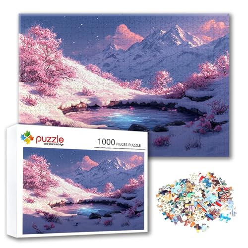 Puzzle 4000 Teile Berg, Puzzle Erwachsene 4000 Teile Landschaft, Klassische Holzpuzzles 140 x 87 cm, Lernspiel Herausforderung Spielzeug, Zimmer Wanddeko, Einzigartiges Geschenk für Frauen/Männer H-3 Puzzle 4000 Teile Berg, Puzzle Erwachsene 4000 Teile Landschaft, Klassische Holzpuzzles 140 x 87 cm, Lernspiel Herausforderung Spielzeug, Zimmer Wanddeko, Einzigartiges Geschenk für Frauen/Männer H-3 von FeiPride