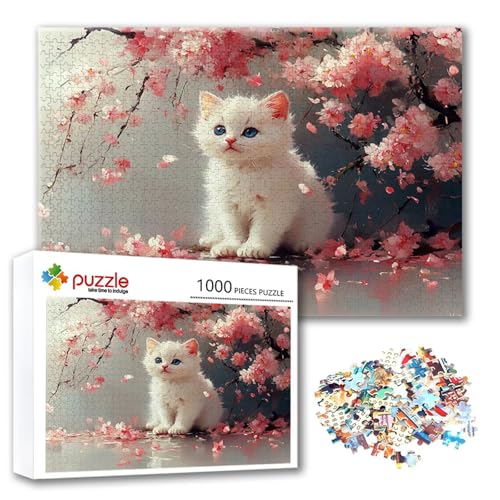 Puzzle 4000 Teile Blume, Puzzle Erwachsene 4000 Teile Katze, Klassische Holzpuzzles 140 x 87 cm, Lernspiel Herausforderung Spielzeug, Zimmer Wanddeko, Einzigartiges Geschenk für Frauen/Männer M-5 Puzzle 4000 Teile Blume, Puzzle Erwachsene 4000 Teile Katze, Klassische Holzpuzzles 140 x 87 cm, Lernspiel Herausforderung Spielzeug, Zimmer Wanddeko, Einzigartiges Geschenk für Frauen/Männer M-5 von FeiPride