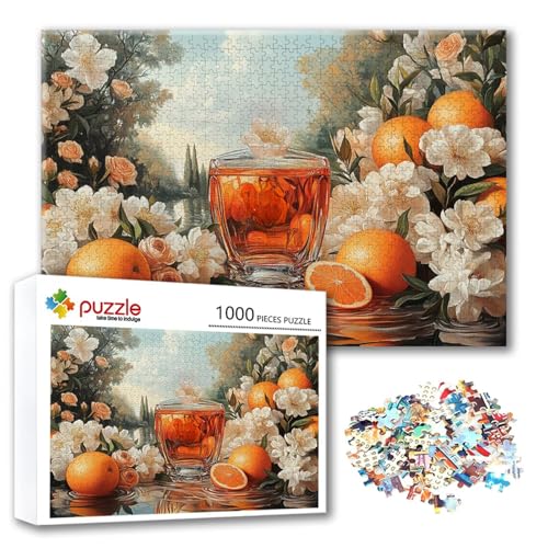 Puzzle 4000 Teile Blume, Puzzle Erwachsene 4000 Teile Obst, Klassische Holzpuzzles 140 x 87 cm, Lernspiel Herausforderung Spielzeug, Zimmer Wanddeko, Einzigartiges Geschenk für Frauen/Männer P-7 von FeiPride