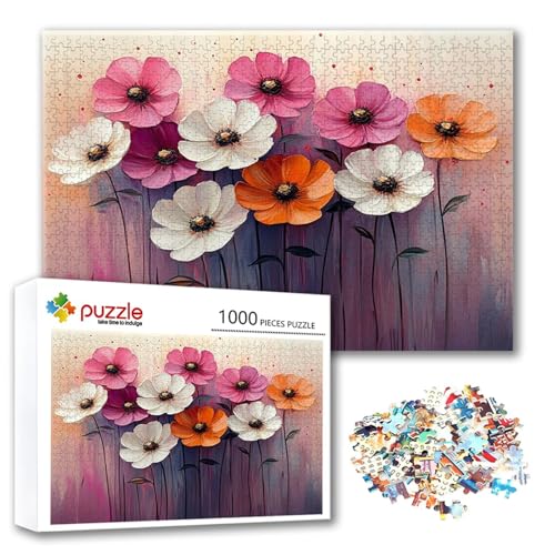 Puzzle 4000 Teile Blume, Puzzle Erwachsene 4000 Teile Rosa, Klassische Holzpuzzles 140 x 87 cm, Lernspiel Herausforderung Spielzeug, Zimmer Wanddeko, Einzigartiges Geschenk für Frauen/Männer M-2 Puzzle 4000 Teile Blume, Puzzle Erwachsene 4000 Teile Rosa, Klassische Holzpuzzles 140 x 87 cm, Lernspiel Herausforderung Spielzeug, Zimmer Wanddeko, Einzigartiges Geschenk für Frauen/Männer M-2 von FeiPride