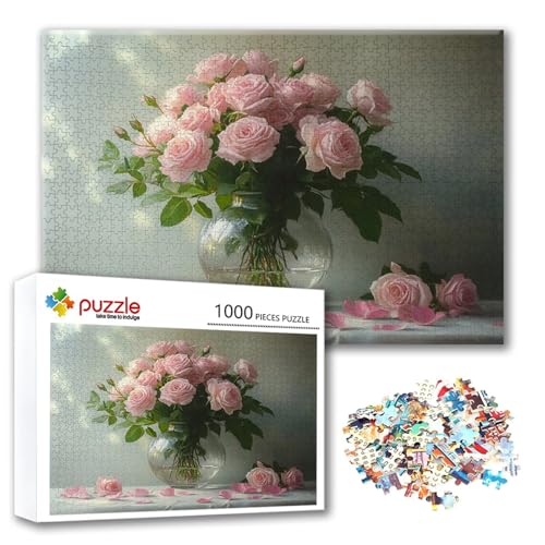 Puzzle 4000 Teile Blume, Puzzle Erwachsene 4000 Teile Vase, Klassische Holzpuzzles 140 x 87 cm, Lernspiel Herausforderung Spielzeug, Zimmer Wanddeko, Einzigartiges Geschenk für Frauen/Männer W-9 Puzzle 4000 Teile Blume, Puzzle Erwachsene 4000 Teile Vase, Klassische Holzpuzzles 140 x 87 cm, Lernspiel Herausforderung Spielzeug, Zimmer Wanddeko, Einzigartiges Geschenk für Frauen/Männer W-9 von FeiPride