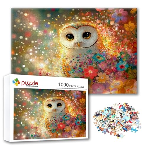 Puzzle 4000 Teile Eule, Puzzle Erwachsene 4000 Teile Blume, Klassische Holzpuzzles 140 x 87 cm, Lernspiel Herausforderung Spielzeug, Zimmer Wanddeko, Einzigartiges Geschenk für Frauen/Männer B-2 Puzzle 4000 Teile Eule, Puzzle Erwachsene 4000 Teile Blume, Klassische Holzpuzzles 140 x 87 cm, Lernspiel Herausforderung Spielzeug, Zimmer Wanddeko, Einzigartiges Geschenk für Frauen/Männer B-2 von FeiPride