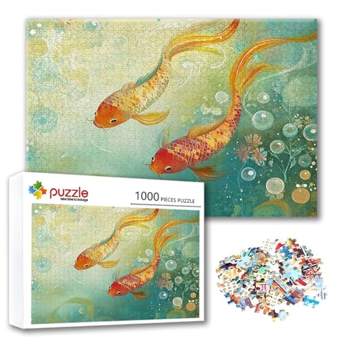 Puzzle 4000 Teile Fisch, Puzzle Erwachsene 4000 Teile Tier, Klassische Holzpuzzles 140 x 87 cm, Lernspiel Herausforderung Spielzeug, Zimmer Wanddeko, Einzigartiges Geschenk für Frauen/Männer P-0 Puzzle 4000 Teile Fisch, Puzzle Erwachsene 4000 Teile Tier, Klassische Holzpuzzles 140 x 87 cm, Lernspiel Herausforderung Spielzeug, Zimmer Wanddeko, Einzigartiges Geschenk für Frauen/Männer P-0 von FeiPride