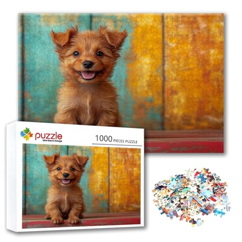Puzzle 4000 Teile Hund, Puzzle Erwachsene 4000 Teile Tier, Klassische Holzpuzzles 140 x 87 cm, Lernspiel Herausforderung Spielzeug, Zimmer Wanddeko, Einzigartiges Geschenk für Frauen/Männer U-5 Puzzle 4000 Teile Hund, Puzzle Erwachsene 4000 Teile Tier, Klassische Holzpuzzles 140 x 87 cm, Lernspiel Herausforderung Spielzeug, Zimmer Wanddeko, Einzigartiges Geschenk für Frauen/Männer U-5 von FeiPride