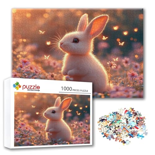 Puzzle 4000 Teile Kaninchen, Puzzle Erwachsene 4000 Teile Tier, Klassische Holzpuzzles 140 x 87 cm, Lernspiel Herausforderung Spielzeug, Zimmer Wanddeko, Einzigartiges Geschenk für Frauen/Männer P-0 Puzzle 4000 Teile Kaninchen, Puzzle Erwachsene 4000 Teile Tier, Klassische Holzpuzzles 140 x 87 cm, Lernspiel Herausforderung Spielzeug, Zimmer Wanddeko, Einzigartiges Geschenk für Frauen/Männer P-0 von FeiPride