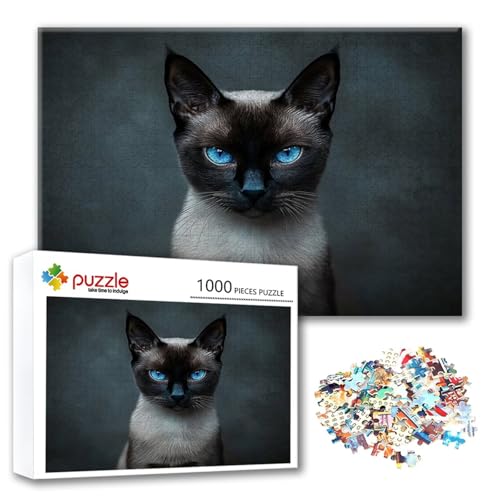 Puzzle 4000 Teile Katze, Puzzle Erwachsene 4000 Teile Tier, Klassische Holzpuzzles 140 x 87 cm, Lernspiel Herausforderung Spielzeug, Zimmer Wanddeko, Einzigartiges Geschenk für Frauen/Männer T-2 Puzzle 4000 Teile Katze, Puzzle Erwachsene 4000 Teile Tier, Klassische Holzpuzzles 140 x 87 cm, Lernspiel Herausforderung Spielzeug, Zimmer Wanddeko, Einzigartiges Geschenk für Frauen/Männer T-2 von FeiPride